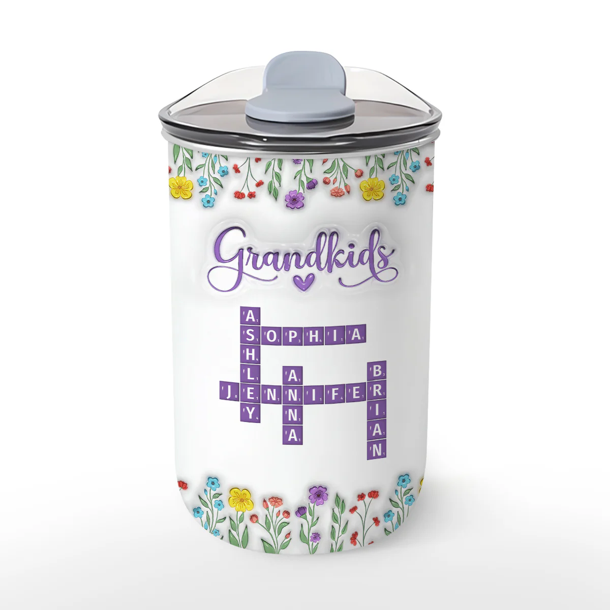 Love My Grandkids Crossword - Personalized Custom 10oz Tumbler