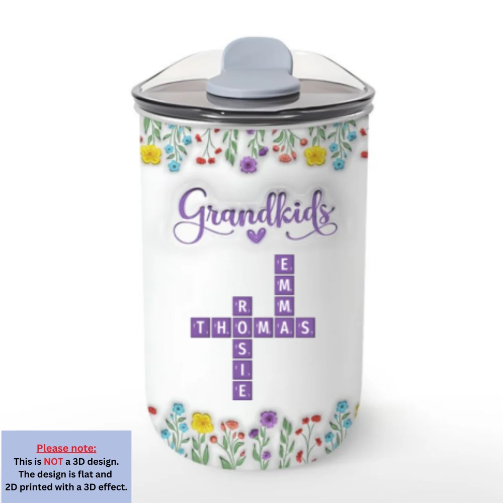 Love My Grandkids Crossword - Personalized Custom 10oz Tumbler - Image 5