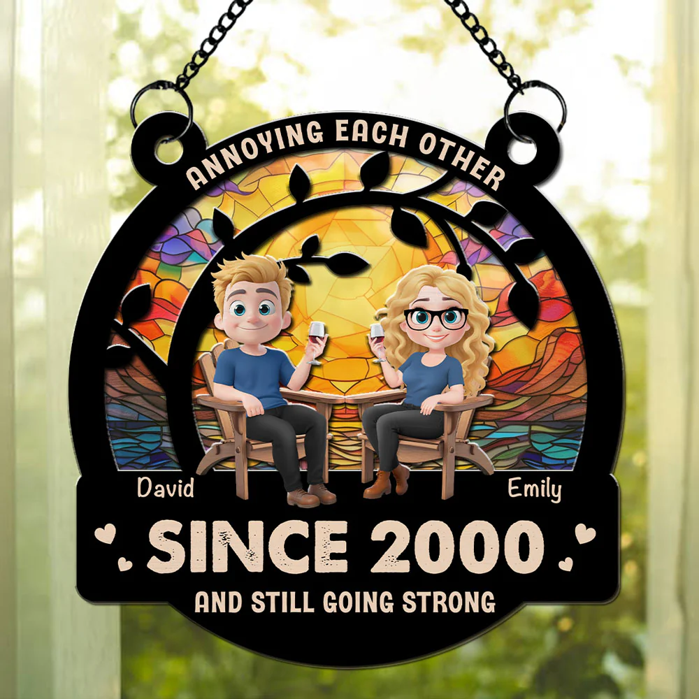 Love Still Going Strong - Personalized Custom Suncatcher - Image 2