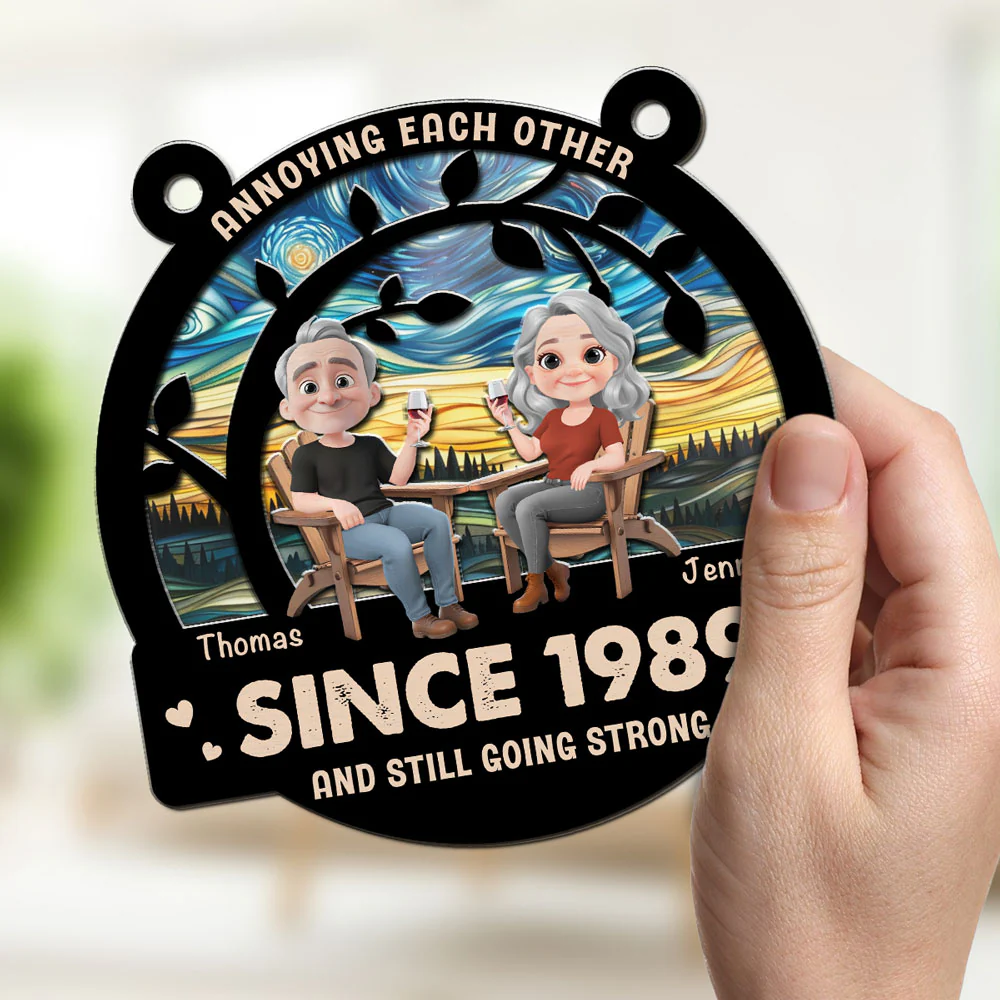 Love Still Going Strong - Personalized Custom Suncatcher - Image 3