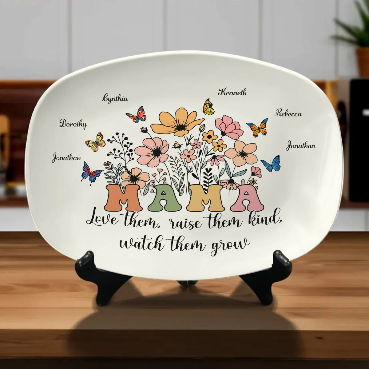 Love Them, Raise Them Kind - Personalized Custom Platter - Image 4