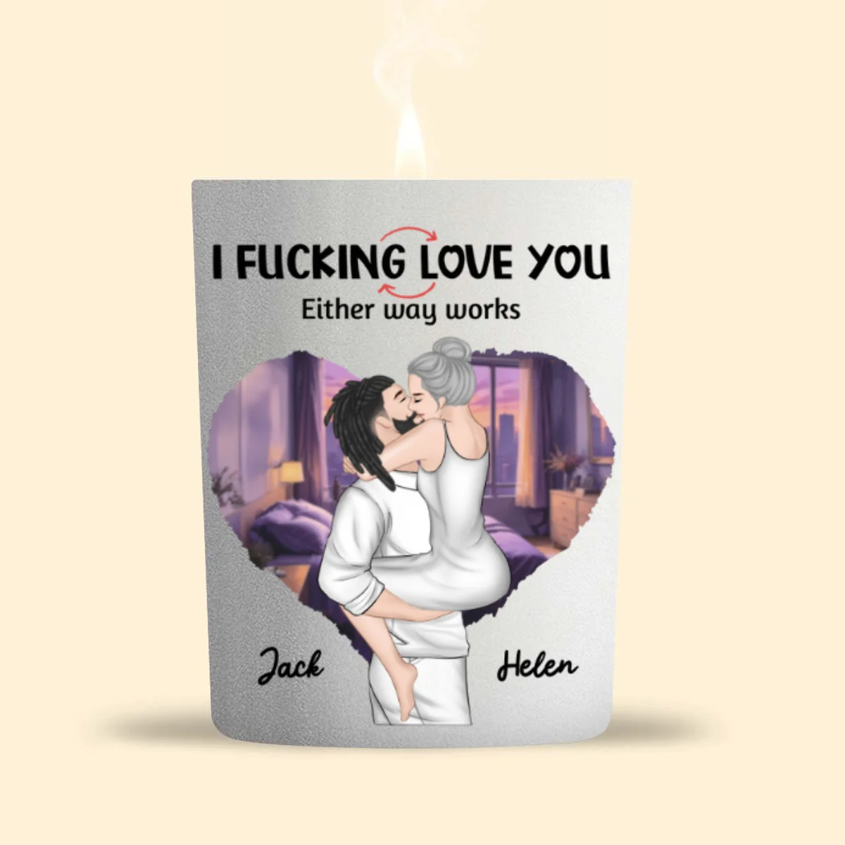 Love You Always - Personalized Custom Candle - Image 5