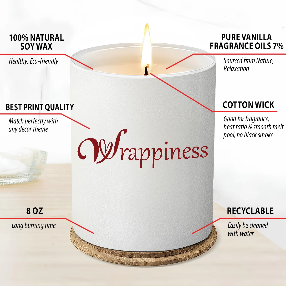 Love You Always - Personalized Custom Candle - Image 6