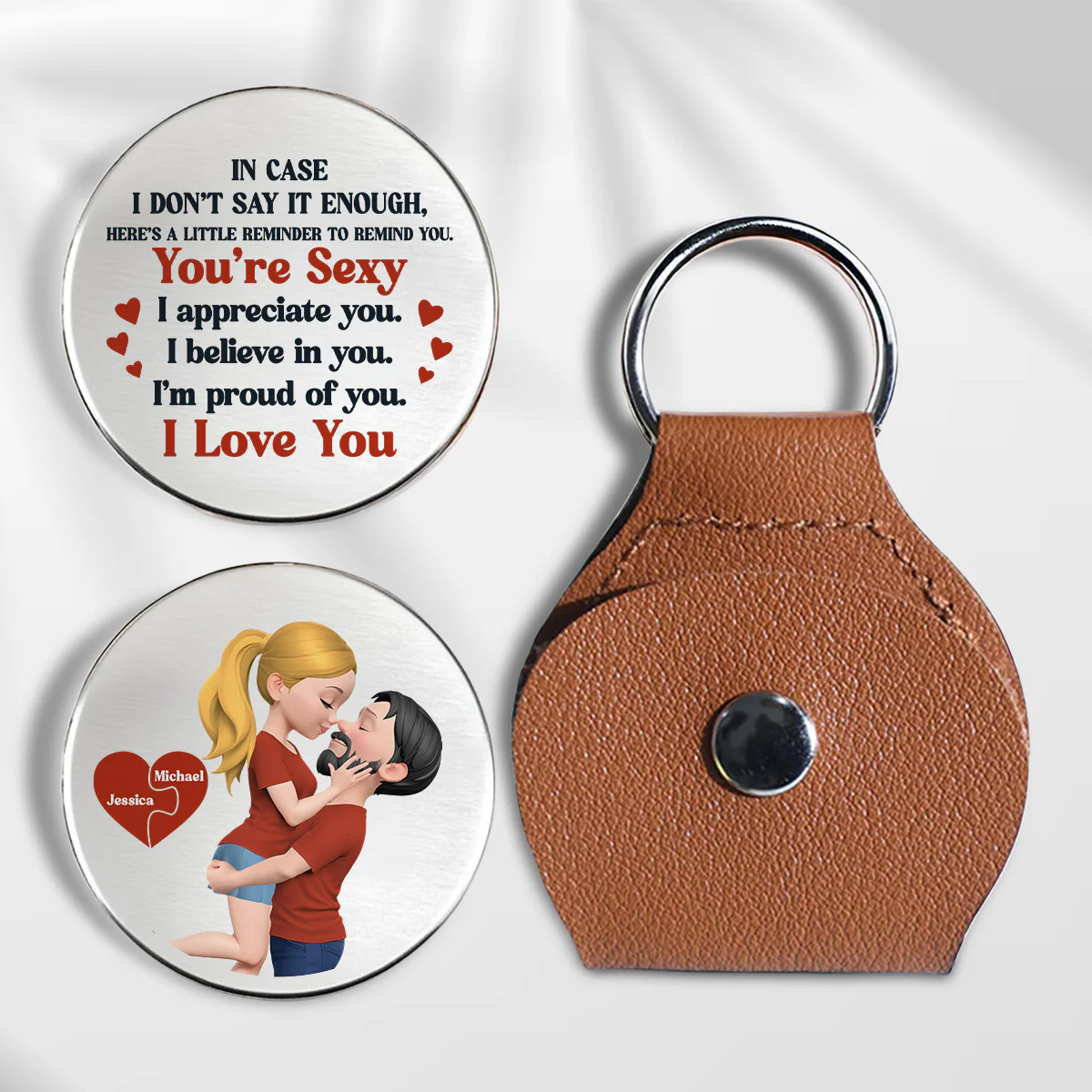 Love You Always Reminder - Personalized Custom Pocket Hug