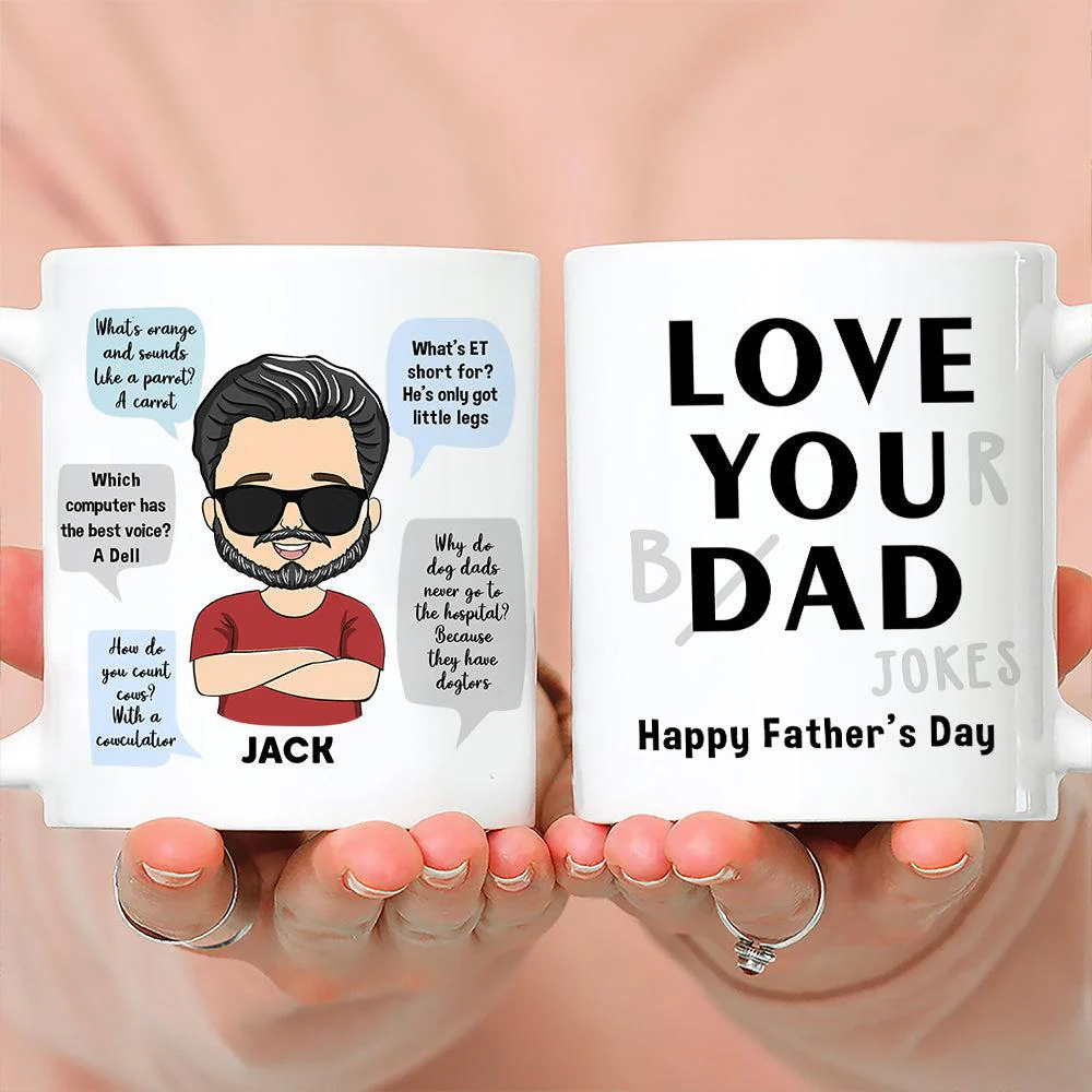 Love You Dad - Personalized Custom Coffee Mug - Image 4