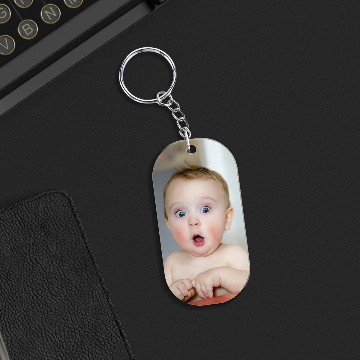 Love You Daddy - Personalized Custom 2 Sides Acrylic Keychain - Image 6