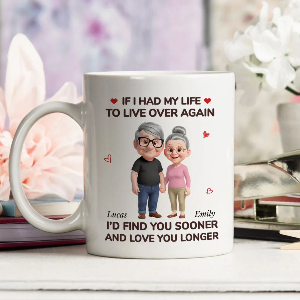 Love You For Life - Personalized Custom Coffee Mug - Image 4
