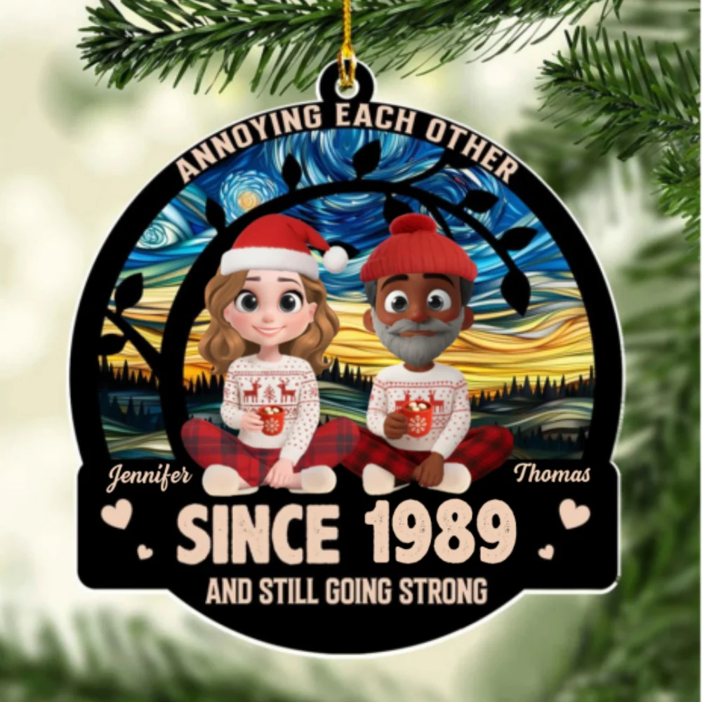 Love You Forever - Personalized Custom Acrylic Ornament - Image 7