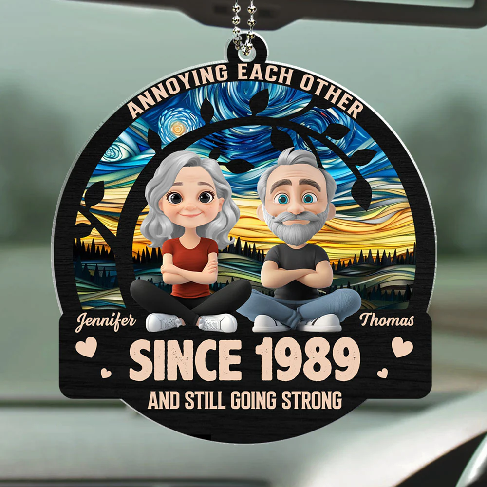 Love You Forever - Personalized Custom Car Ornament