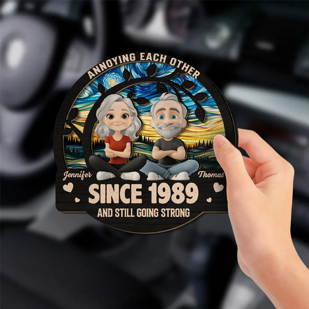 Love You Forever - Personalized Custom Car Visor Clip - Image 3