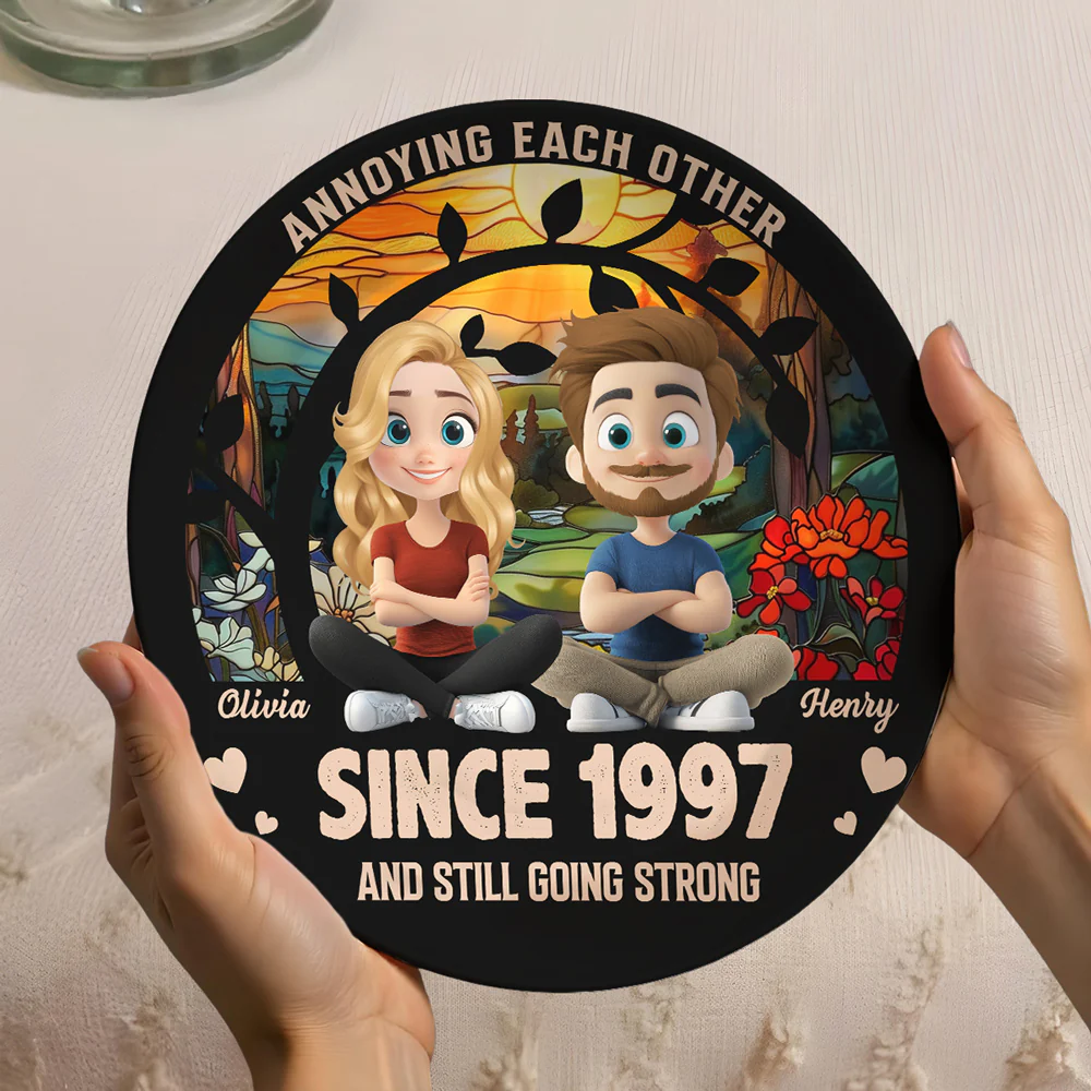 Love You Forever - Personalized Custom Ceramic Plate - Image 4