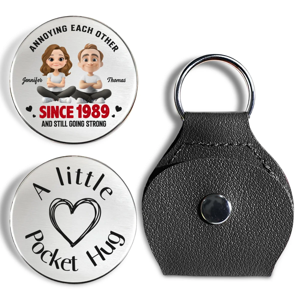Love You Forever - Personalized Custom Pocket Hug - Image 7