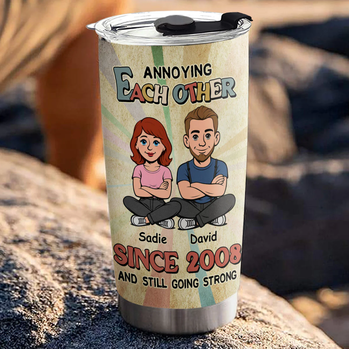Love You Forever - Personalized Custom Tumbler - Image 3