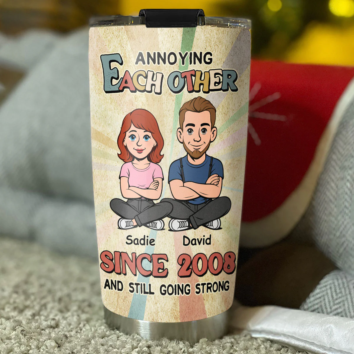 Love You Forever - Personalized Custom Tumbler - Image 4