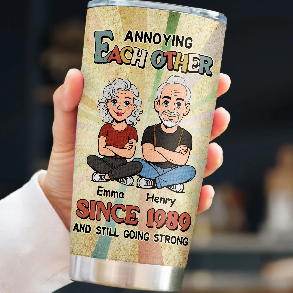 Love You Forever - Personalized Custom Tumbler - Image 5