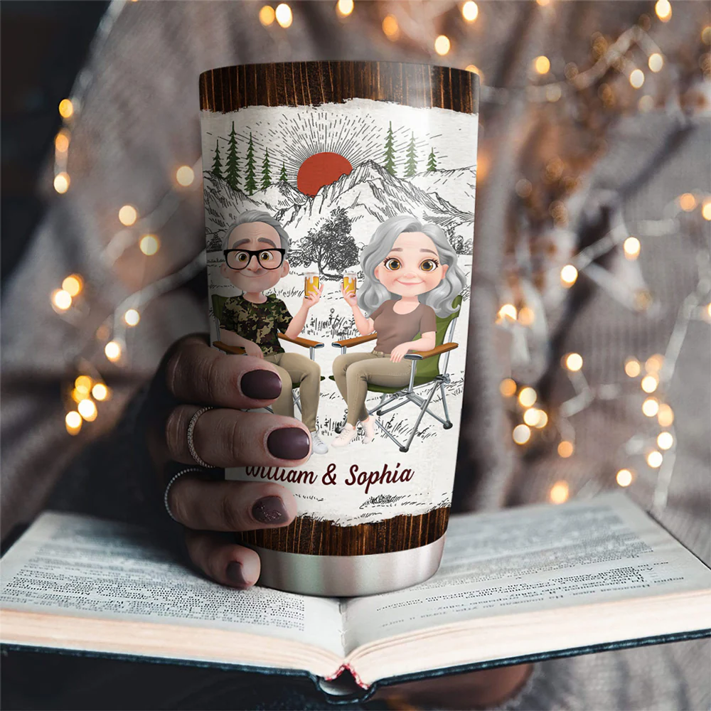 Love You Forever - Personalized Custom Tumbler - Image 3
