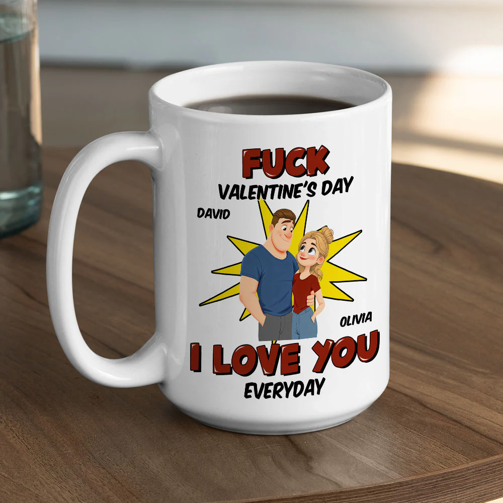 Love You Longer - Personalized Custom Coffee Mug - Image 4