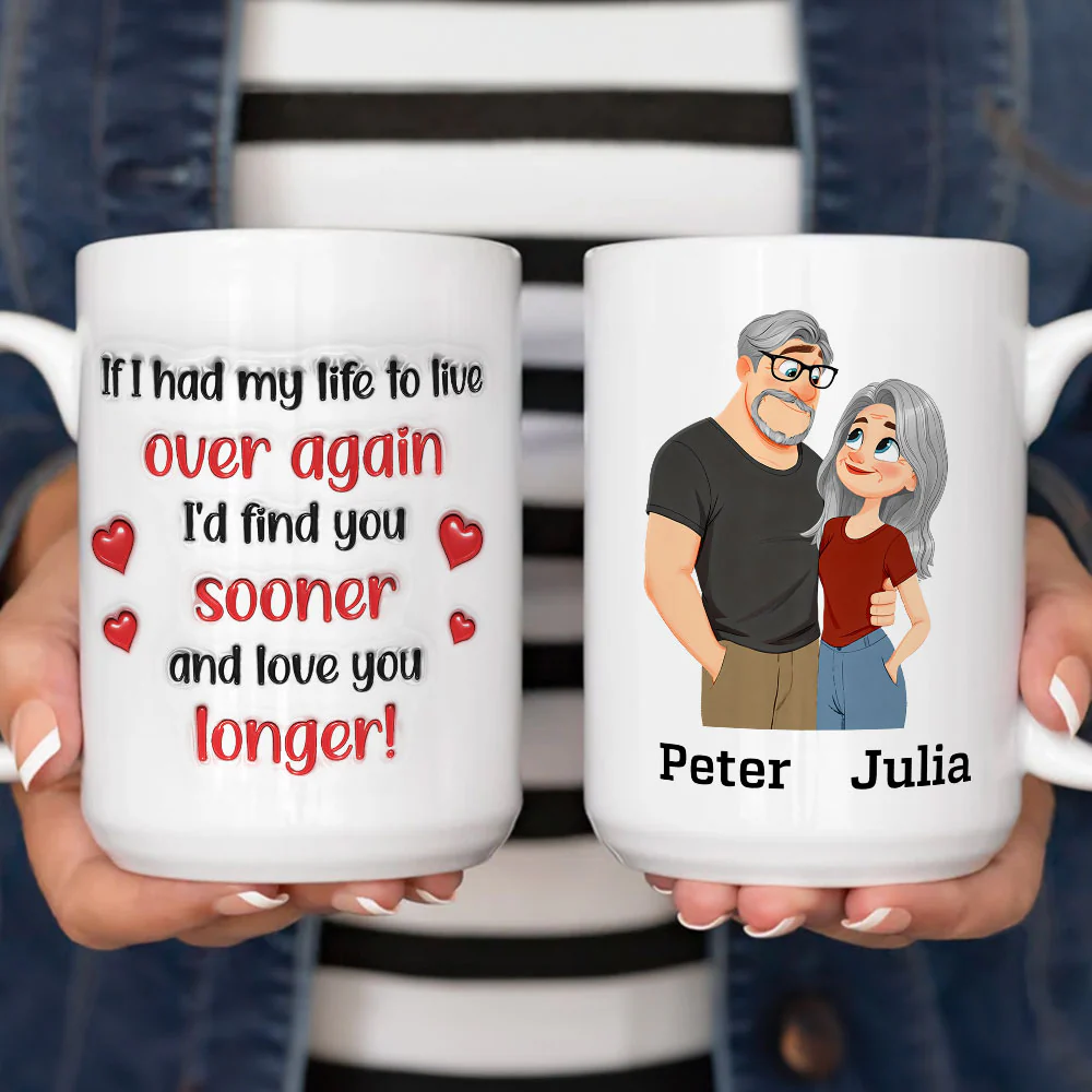 Love You More - Personalized Custom 3D Inflated Effect Mug - Image 6