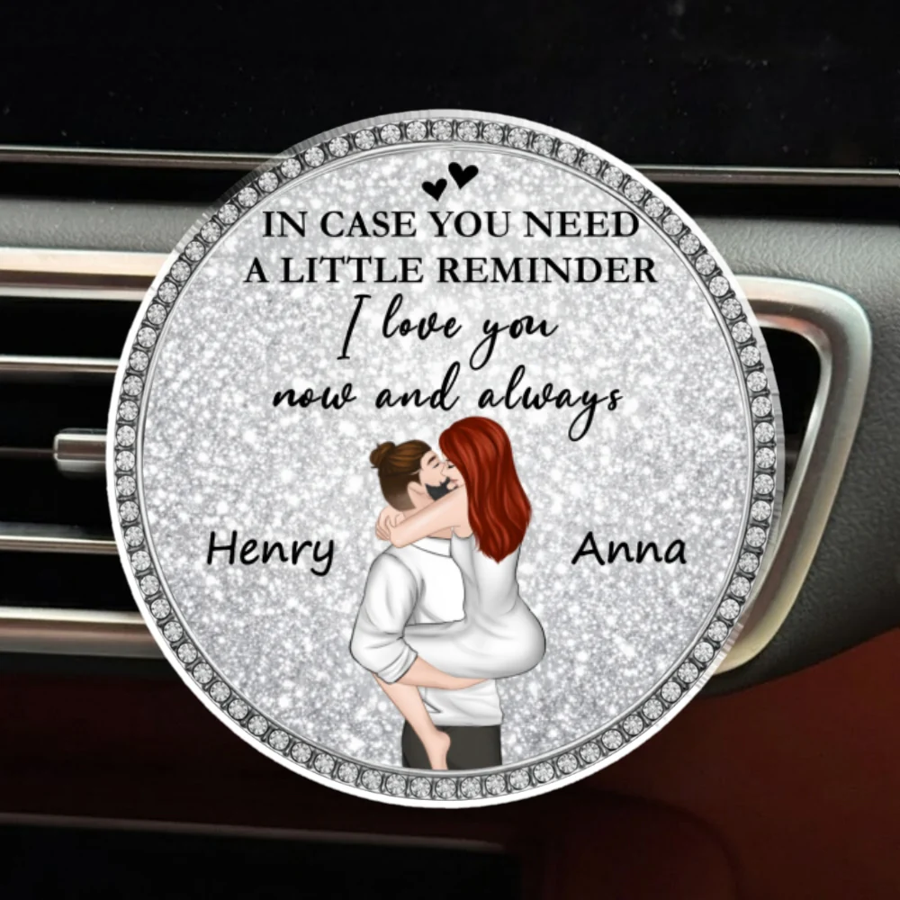 Love You Now And Always - Personalized Custom Car Vent Clip - Image 7