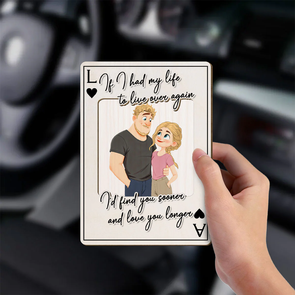 Love You So Much - Personalized Custom Car Visor Clip - Image 2