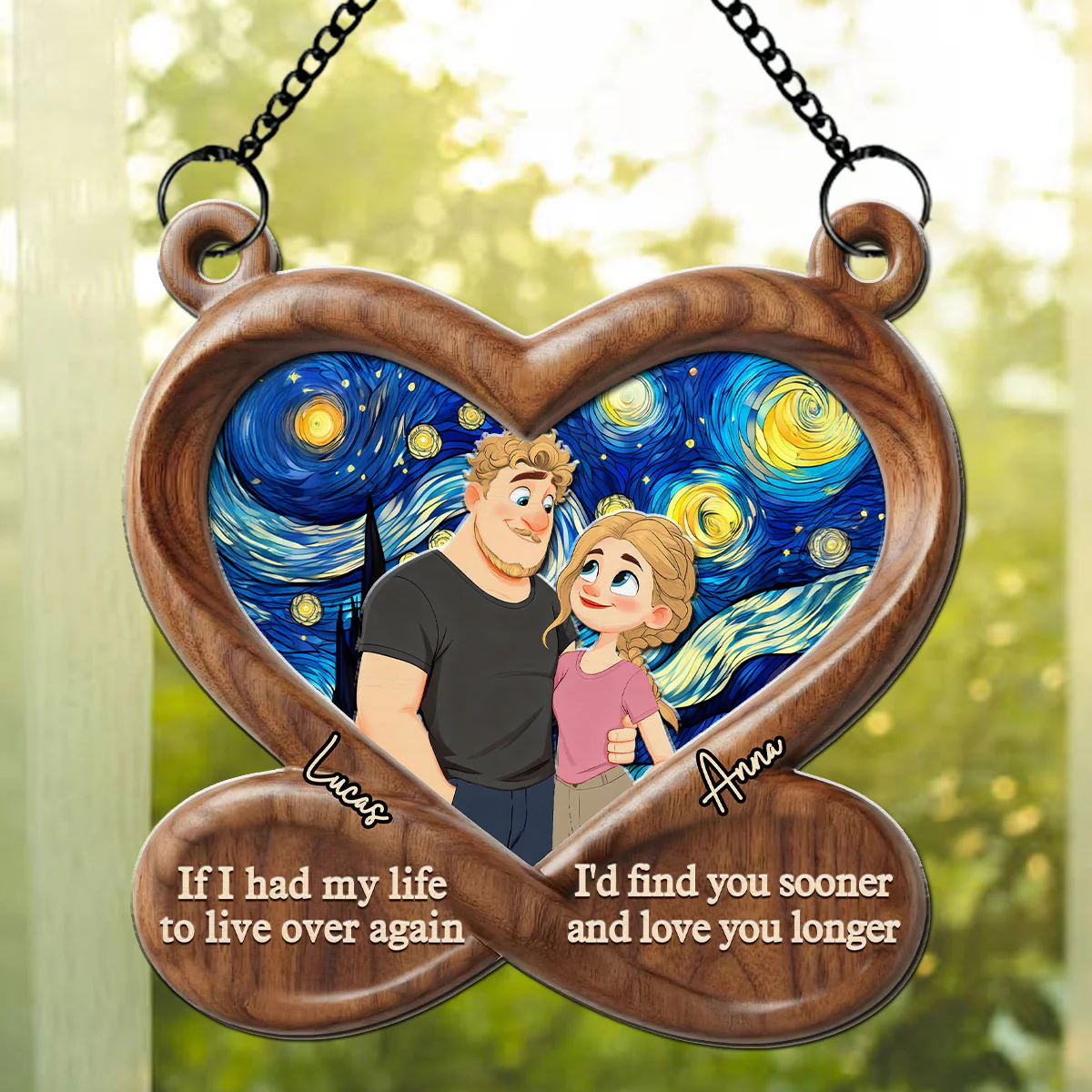 Love You So Much - Personalized Custom Suncatcher - Image 4