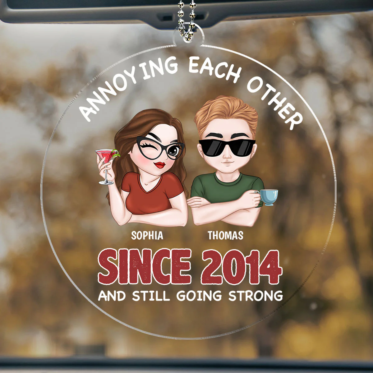 Love You Still - Personalized Custom Car Ornament - Image 2