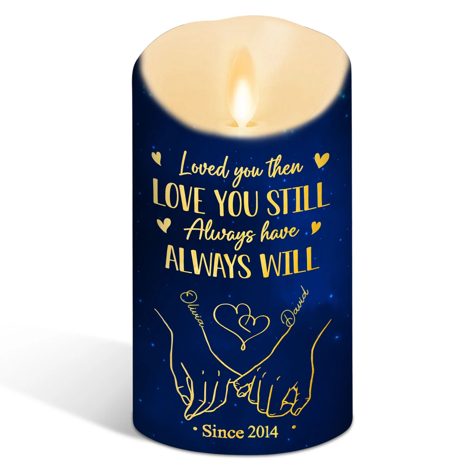 Love You Still - Personalized Custom LED Candle - Image 5