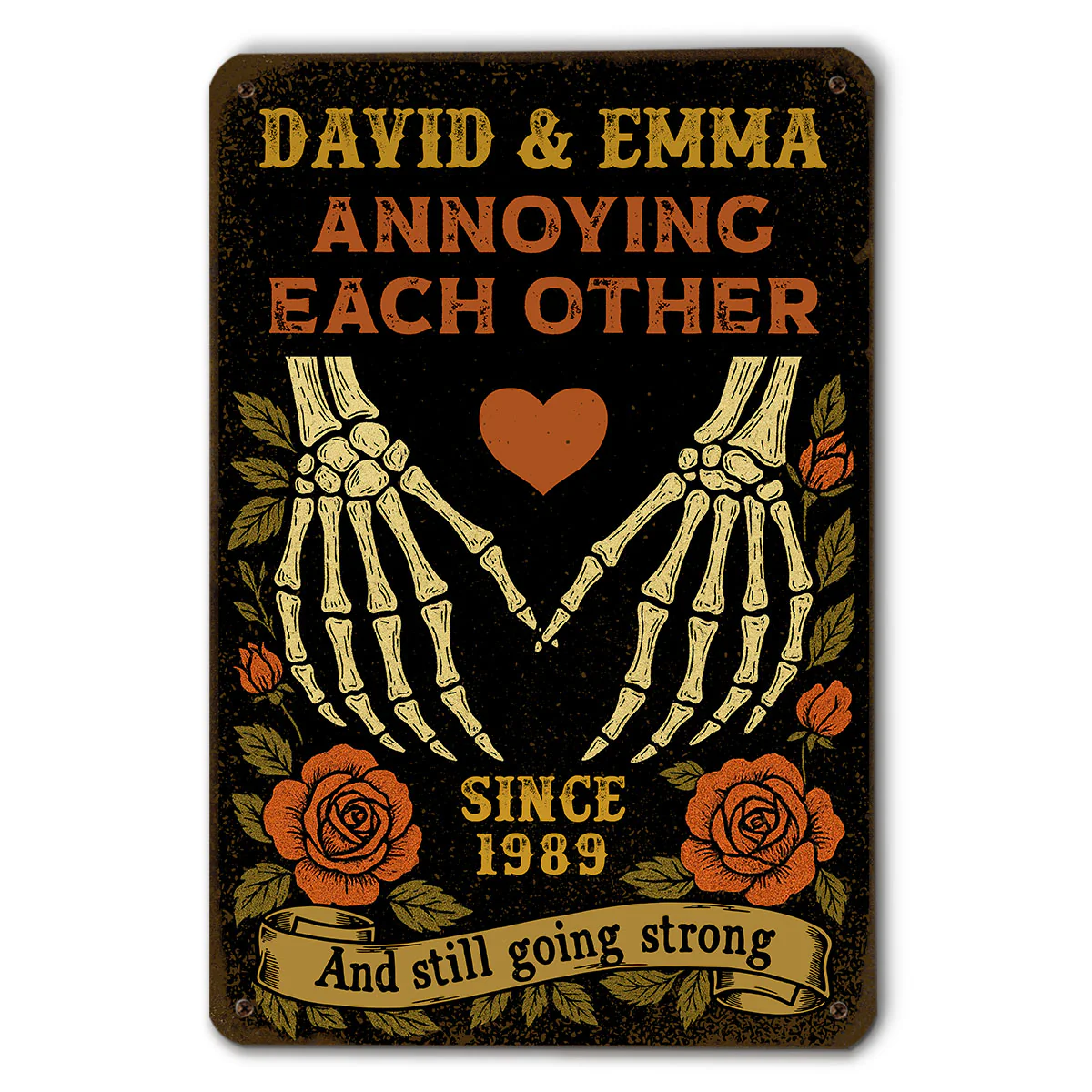 Love You Still - Personalized Custom Metal Sign