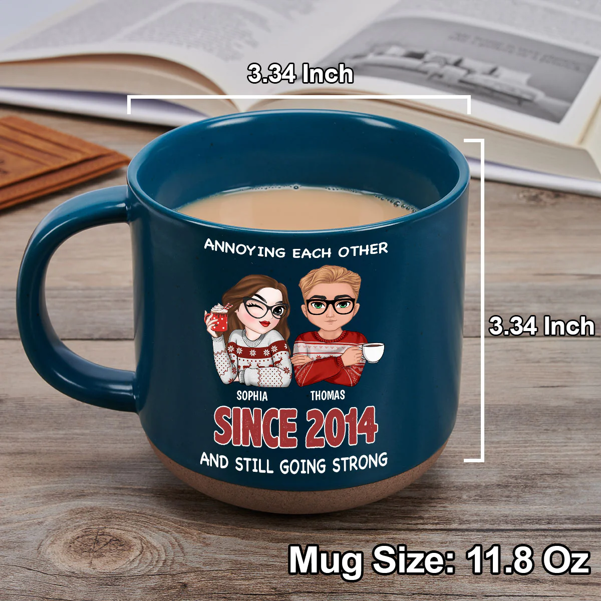 Love You Still - Personalized Custom Pottery Mug - Image 4