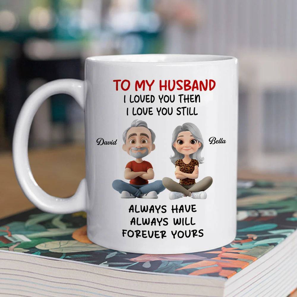 Love You Then And Still - Personalized Custom Coffee Mug - Image 2