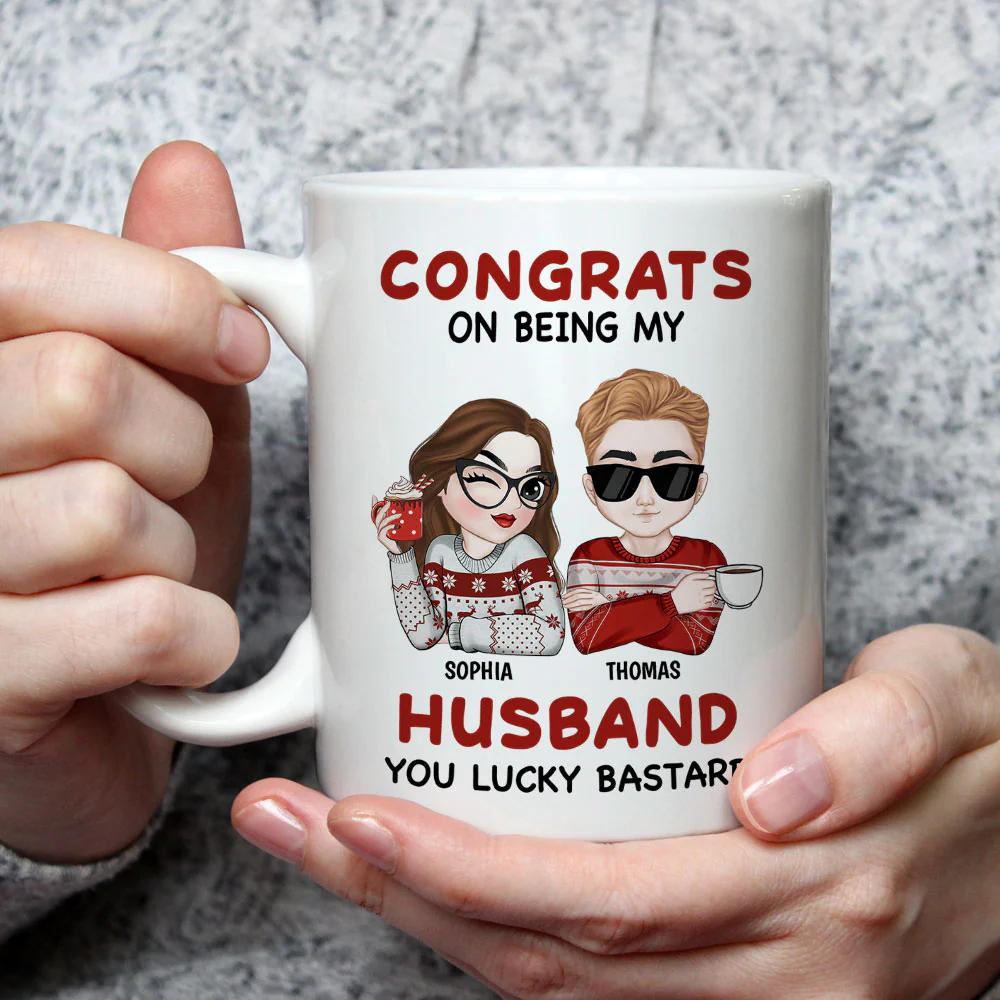 Love You Then - Personalized Custom Coffee Mug - Image 3