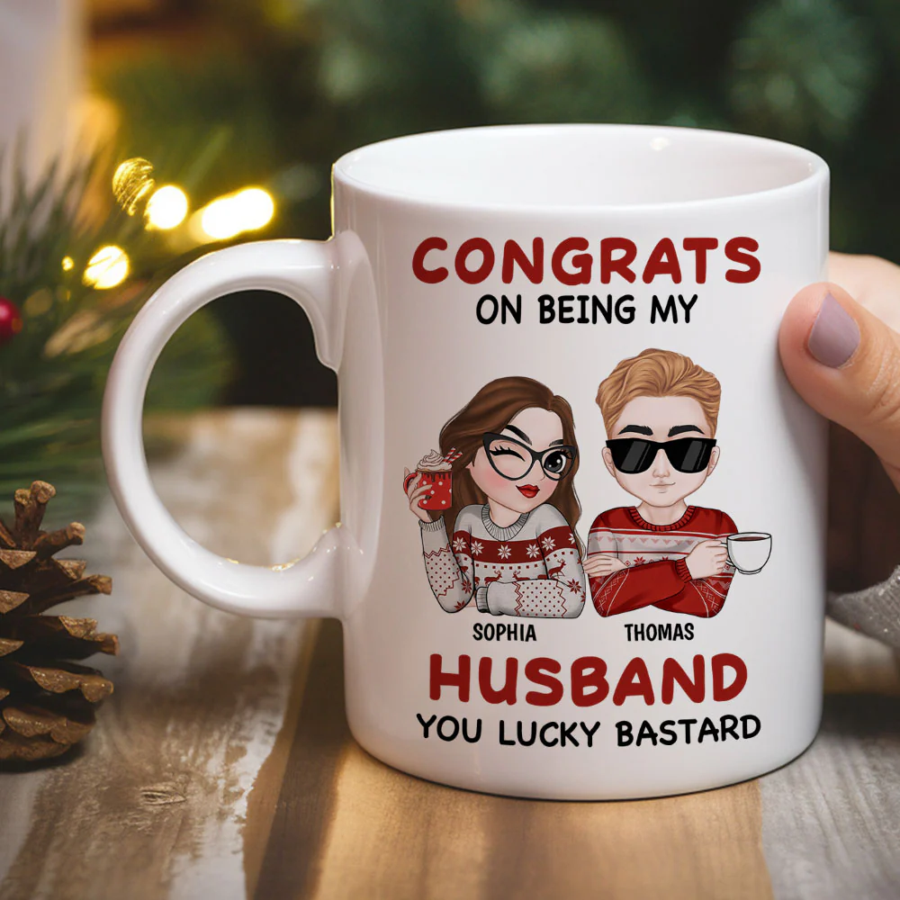 Love You Then - Personalized Custom Coffee Mug - Image 4