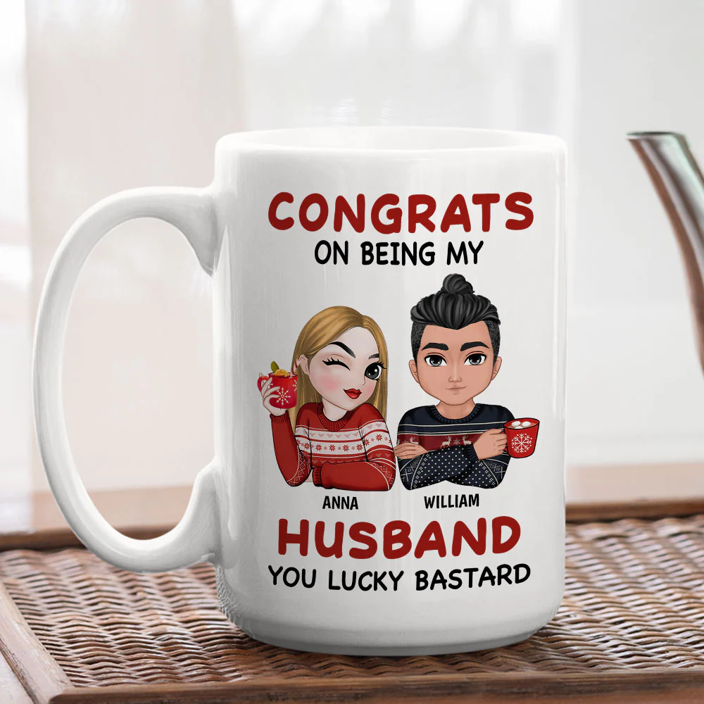 Love You Then - Personalized Custom Coffee Mug - Image 5
