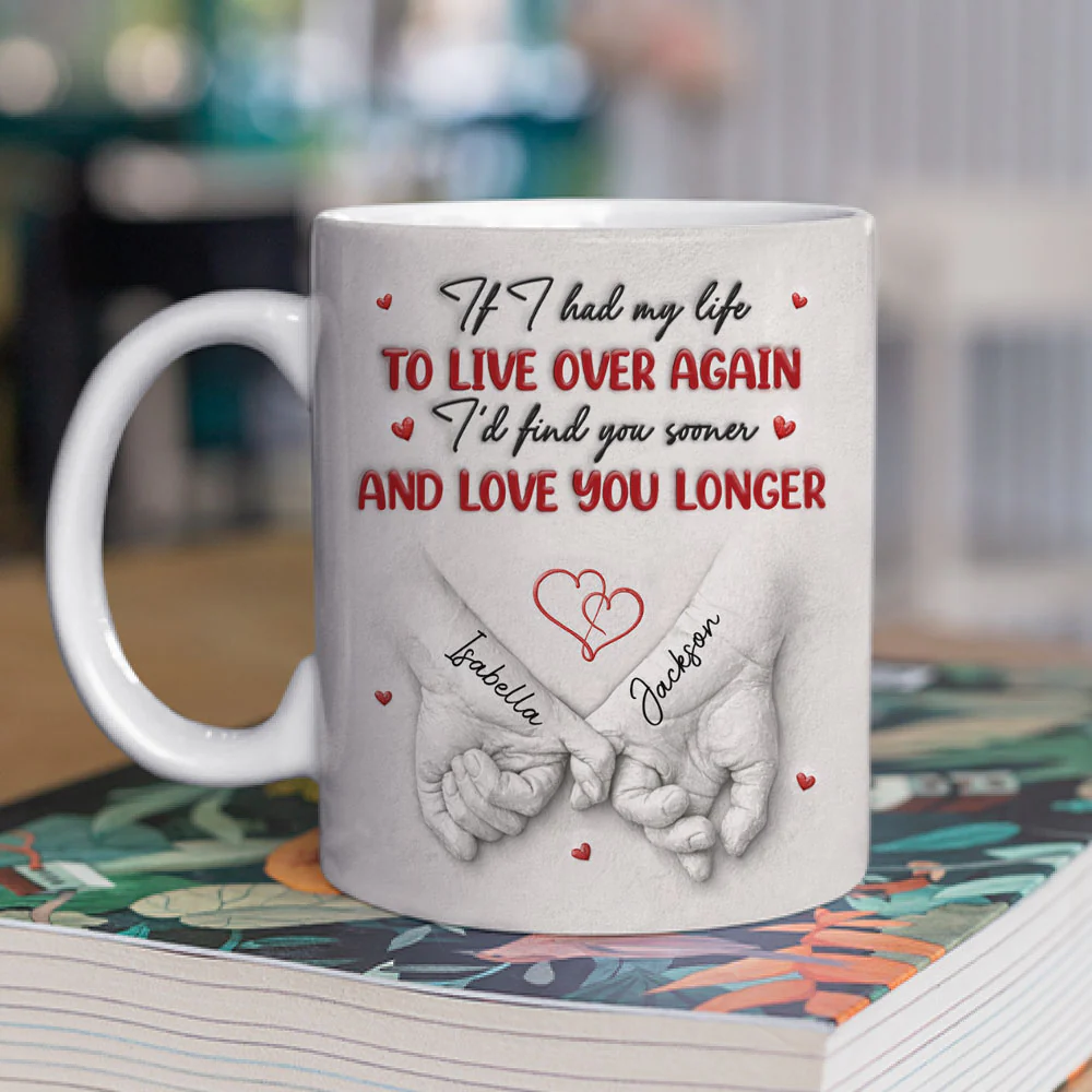 Love You Till The End - Personalized Custom Coffee Mug - Image 2