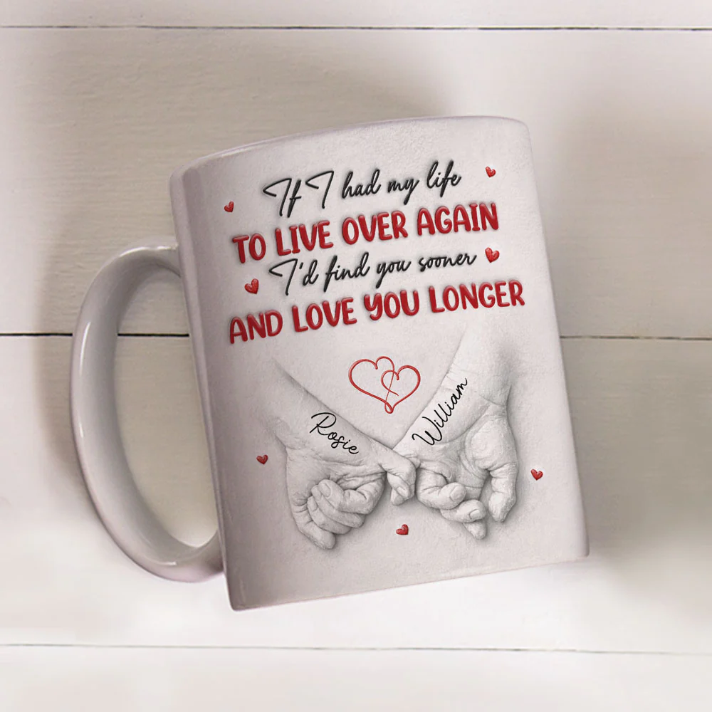 Love You Till The End - Personalized Custom Coffee Mug - Image 4