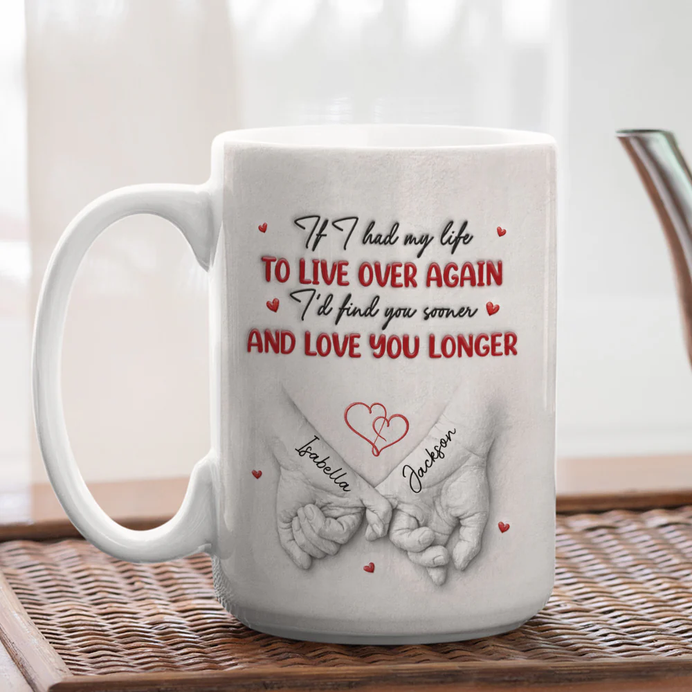 Love You Till The End - Personalized Custom Coffee Mug - Image 5