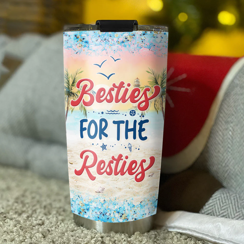 Love You To The Beach & Back - Personalized Custom Tumbler - Image 3