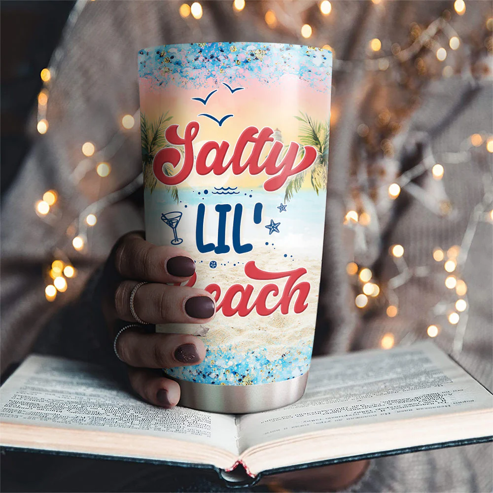 Love You To The Beach & Back - Personalized Custom Tumbler - Image 4