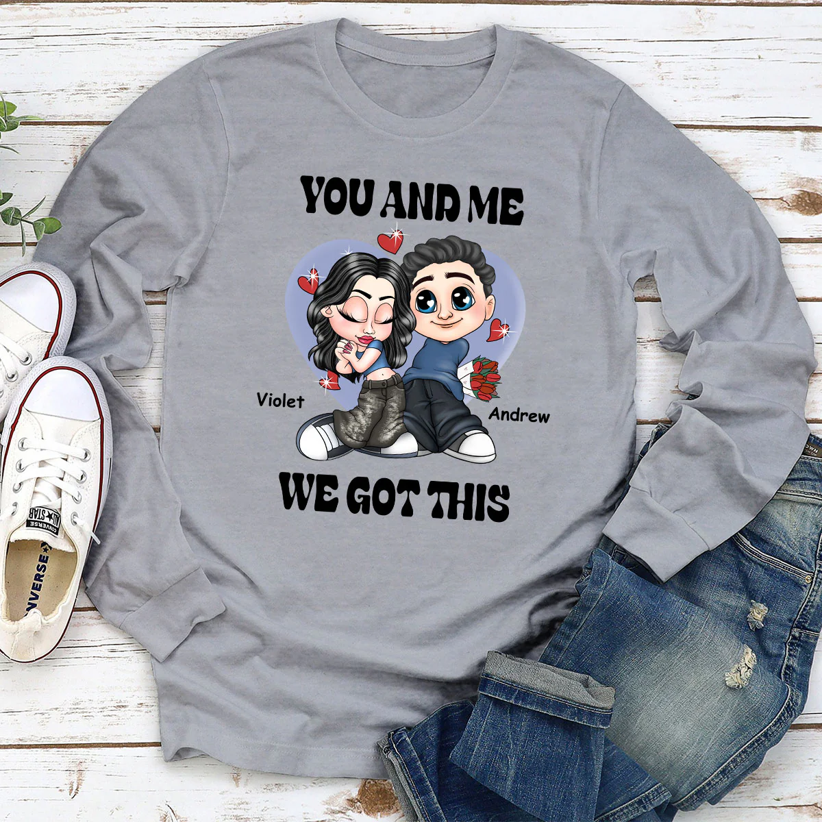Love You Y2K - Personalized Custom Shirt - Image 4