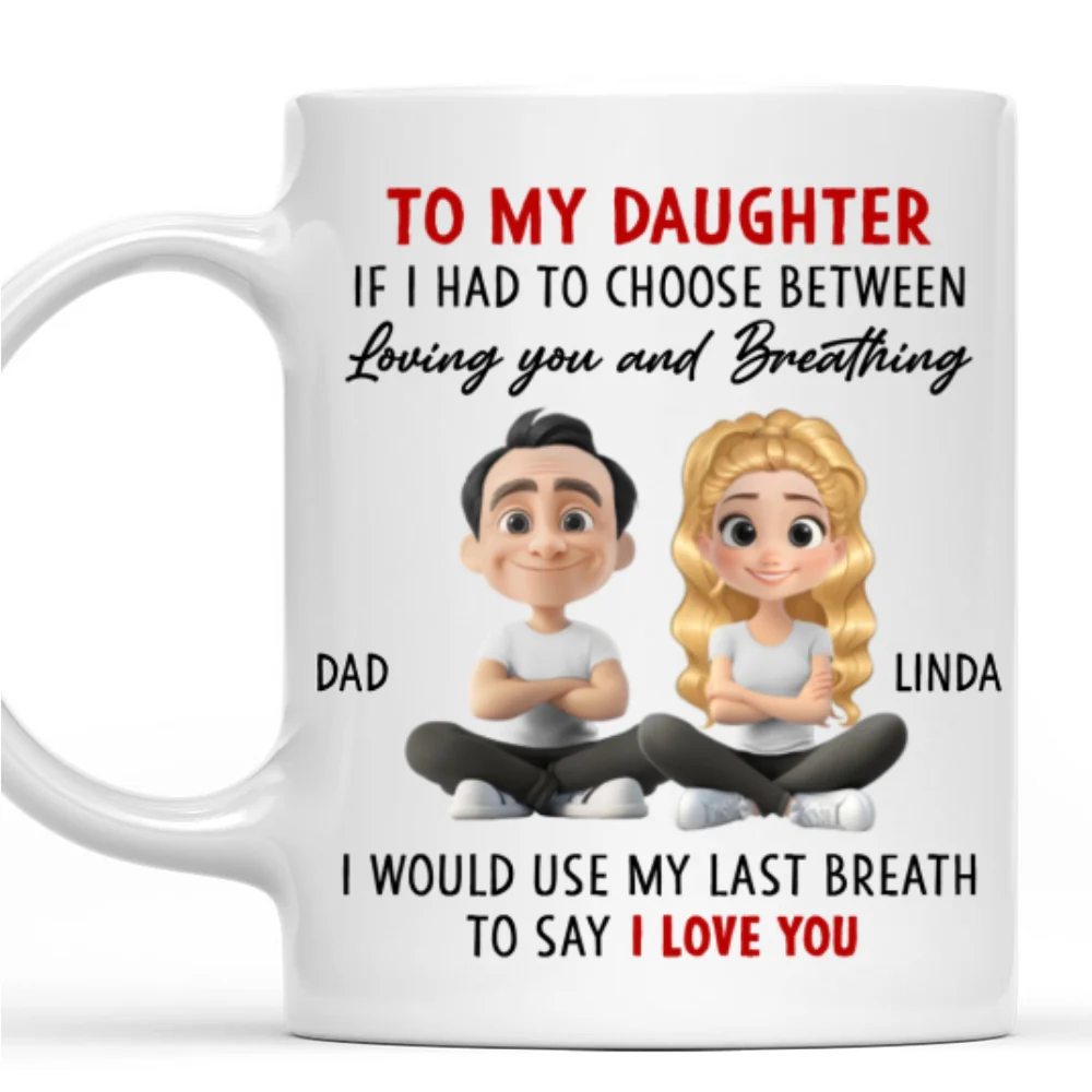 Loved Beyond Words Always - Personalized Custom Coffee Mug - Image 7