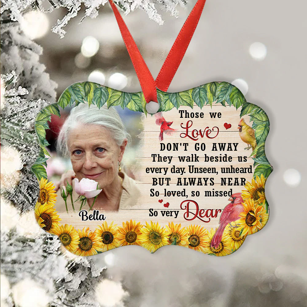 Loved Beyond Words - Personalized Custom Aluminum Ornament - Image 5