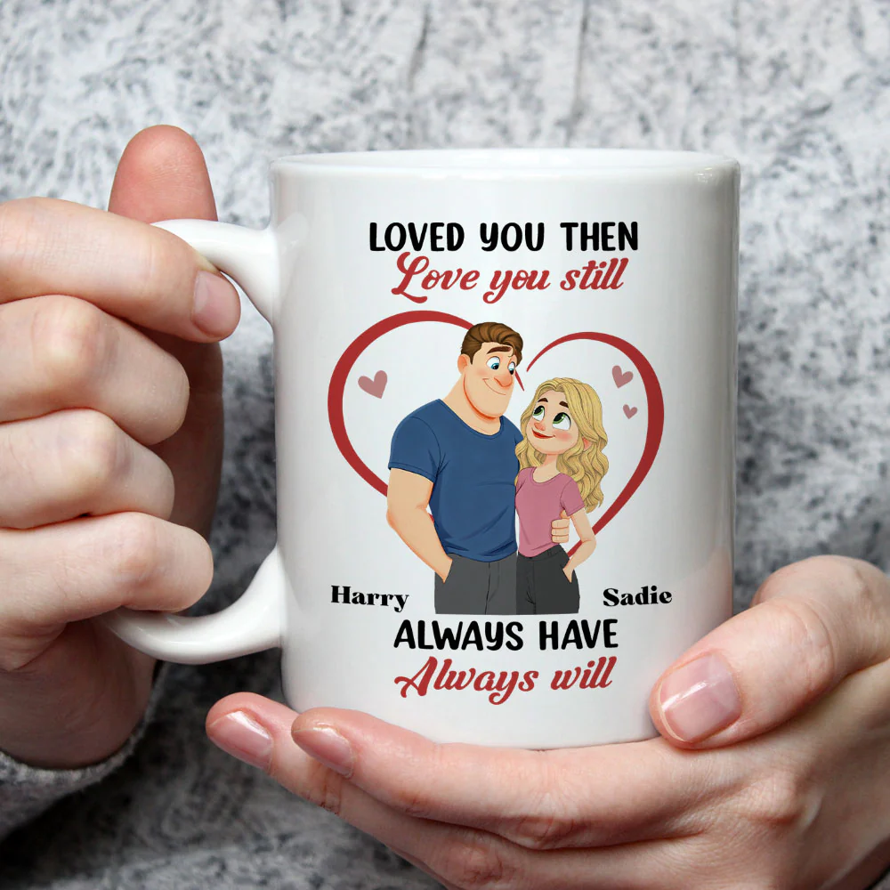 Loved You Then - Personalized Custom Coffee Mug - Image 3