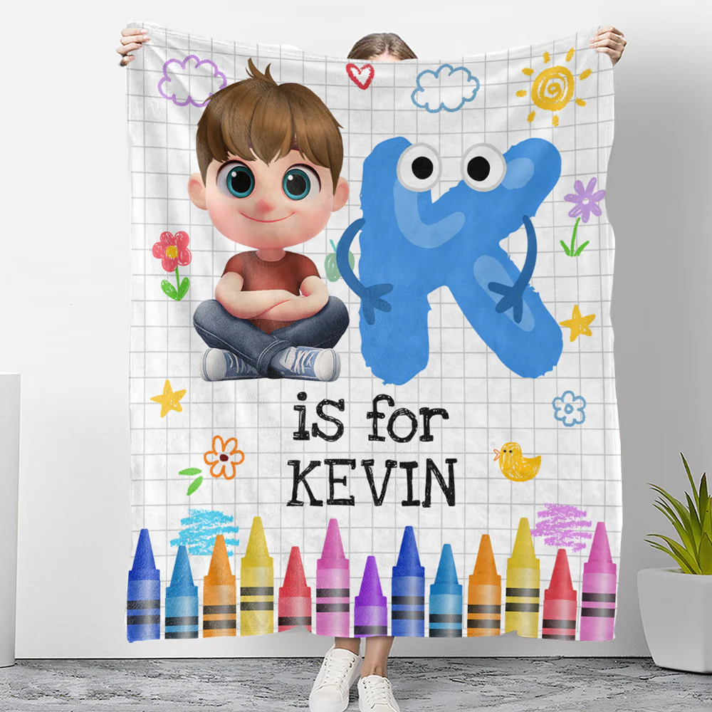Lovely Baby - Personalized Custom Fleece Blanket - Image 2