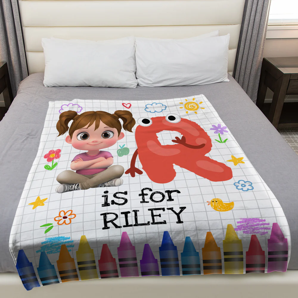 Lovely Baby - Personalized Custom Fleece Blanket - Image 4