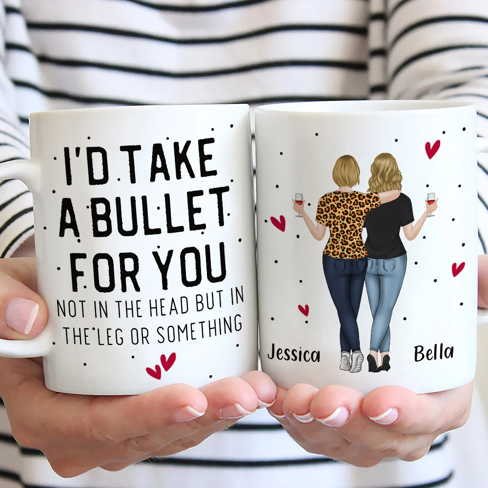 Lovely Friends - Personalized Custom Coffee Mug - Image 2