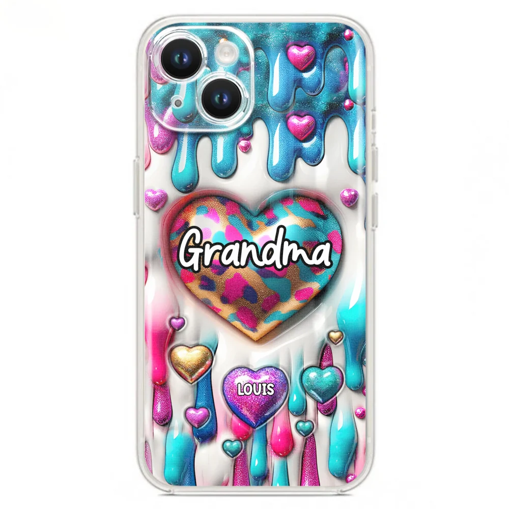 Lovely Grandkids - Personalized Custom 3D Inflated Effect Phone Case - Image 12