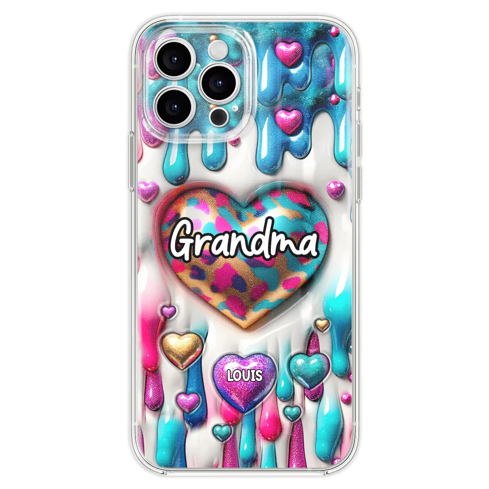 Lovely Grandkids - Personalized Custom 3D Inflated Effect Phone Case - Image 17