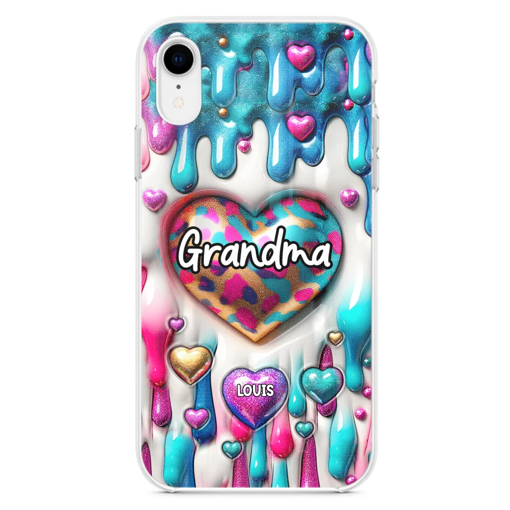 Lovely Grandkids - Personalized Custom 3D Inflated Effect Phone Case - Image 18