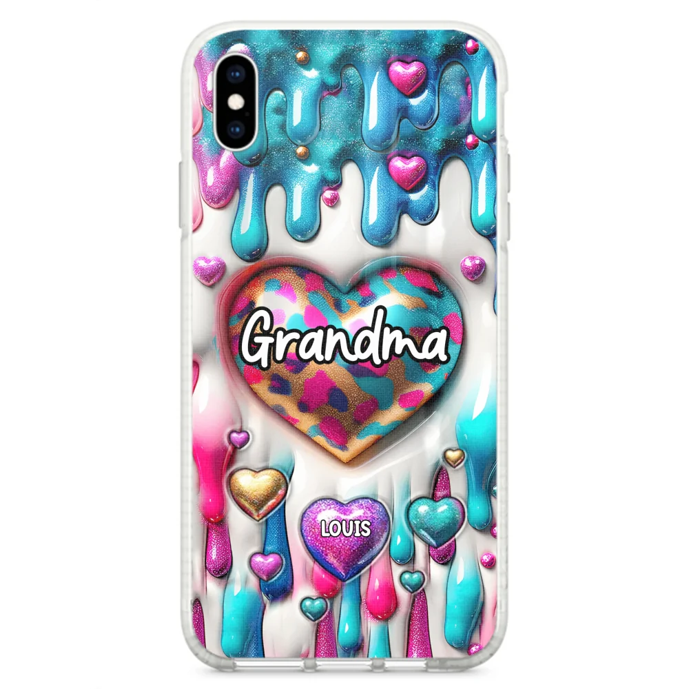 Lovely Grandkids - Personalized Custom 3D Inflated Effect Phone Case - Image 19