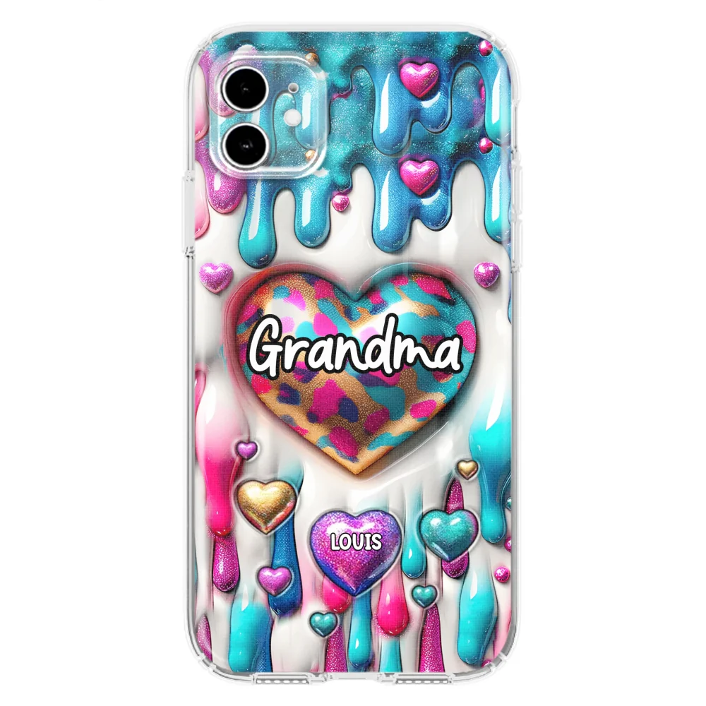 Lovely Grandkids - Personalized Custom 3D Inflated Effect Phone Case - Image 6